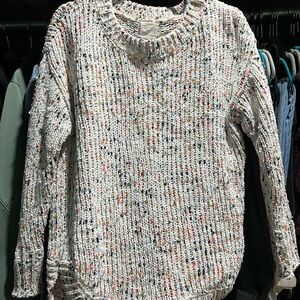 Women's Multicolor Knit Sweater Size Medium